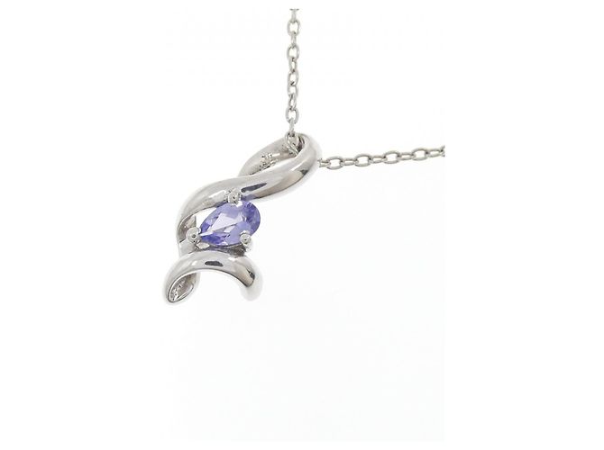 Autre Marque Collana in Platino Tanzanite Pt900/Pt850 Argento - vista 3