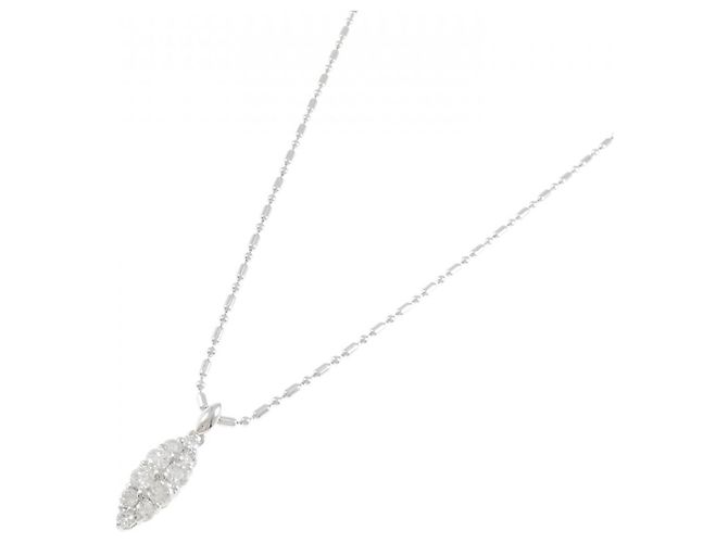 Autre Marque Collana in platino e diamanti Argento - vista 2