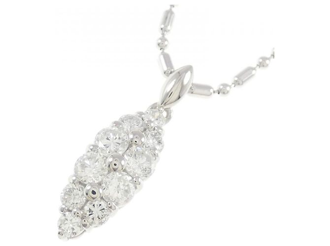 Autre Marque Collana in platino e diamanti Argento - vista 3