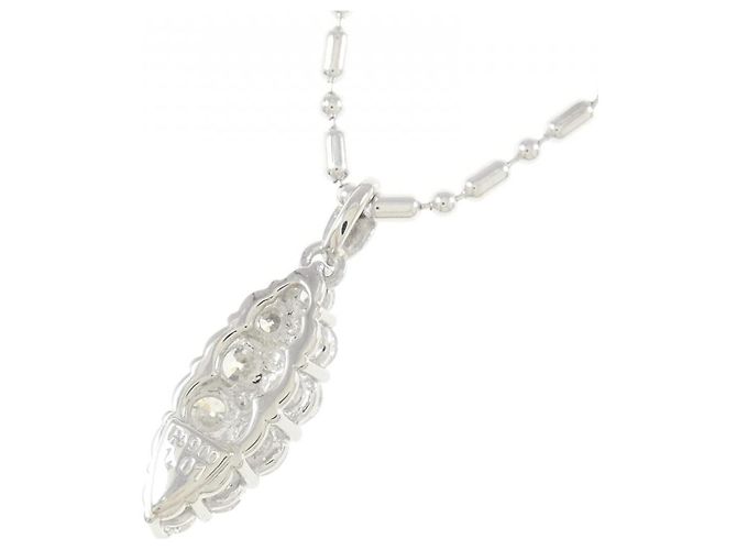 Autre Marque Collana in platino e diamanti Argento - vista 4