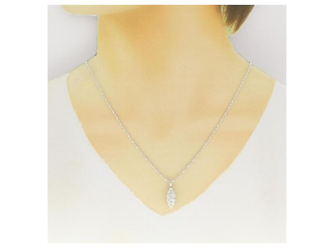 Autre Marque Collana in platino e diamanti Argento - vista 6