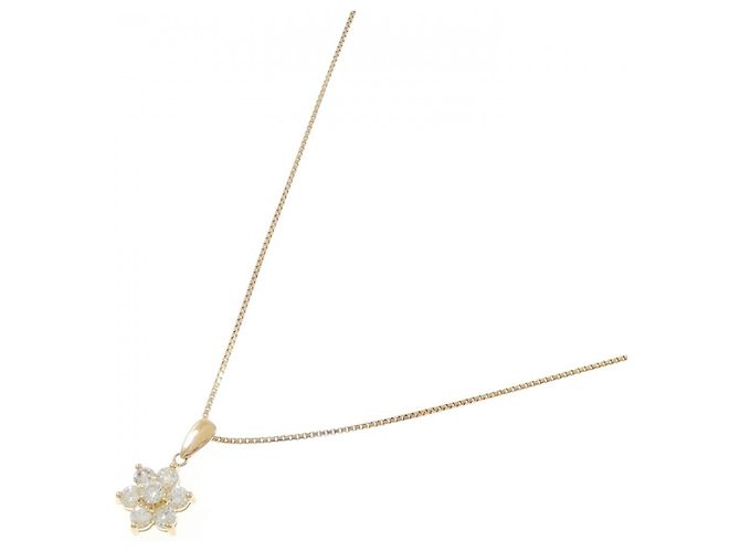 Autre Marque Collana Fiore in Diamanti Au750 D'oro - vista 2