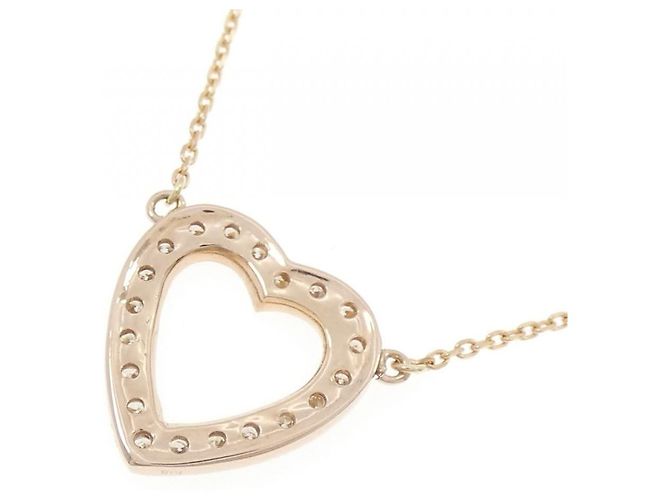 Autre Marque Collana Cuore di Diamanti Au750 Rosa - vista 4
