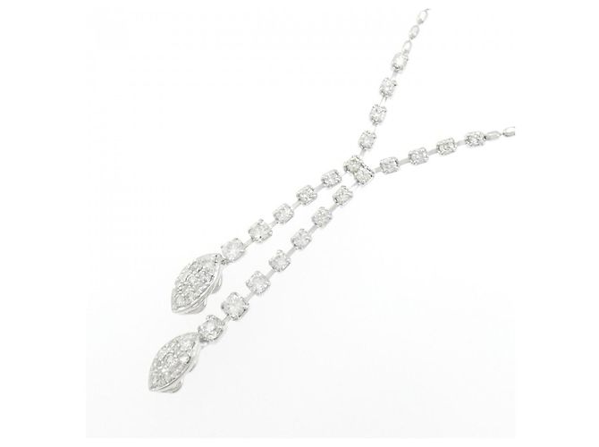Autre Marque Collana con Diamanti Au750 Argento - vista 3