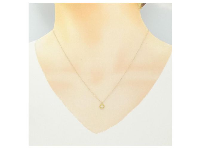 Autre Marque Colar de pedra da lua Au750 Dourado - vista 6
