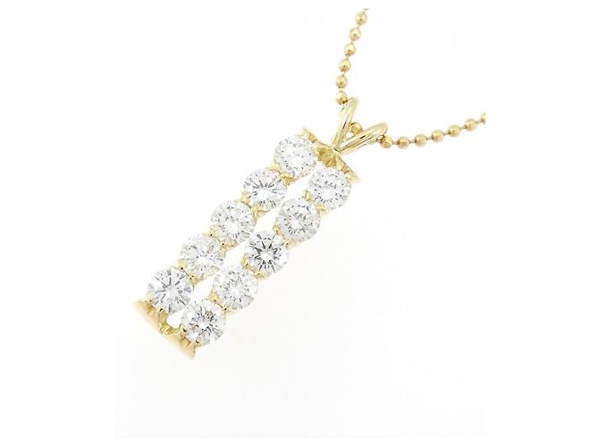Autre Marque Collana con diamante Au750 D'oro - vista 3