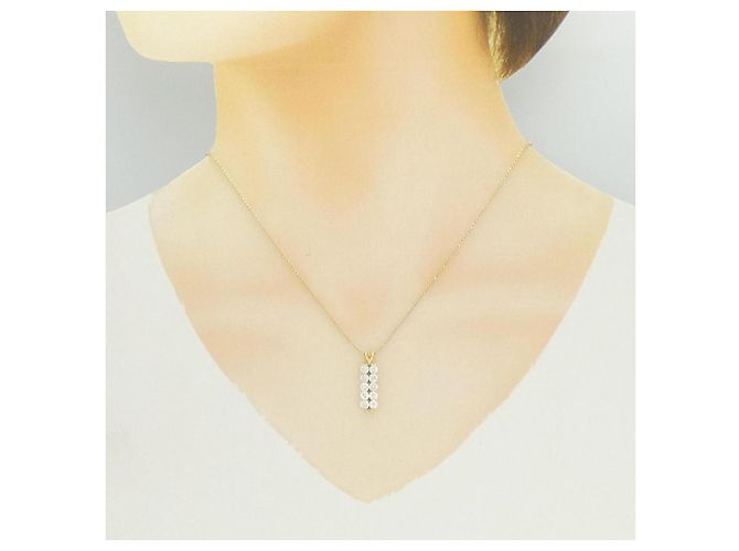 Autre Marque Collana con diamante Au750 D'oro - vista 6