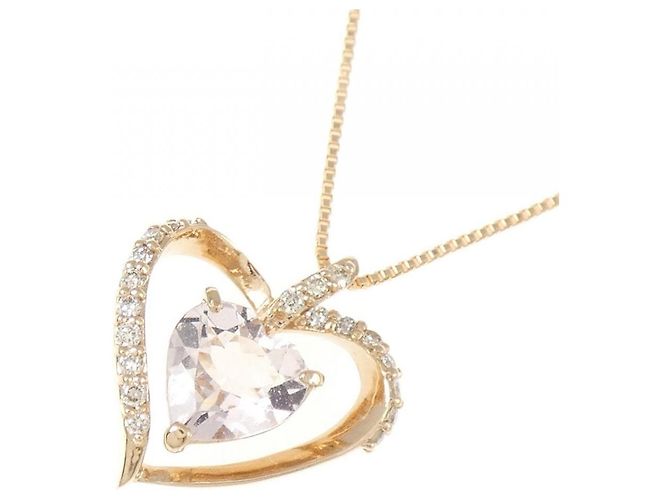 Autre Marque Collana Heart Beryl in Au750 Rosa - vista 3