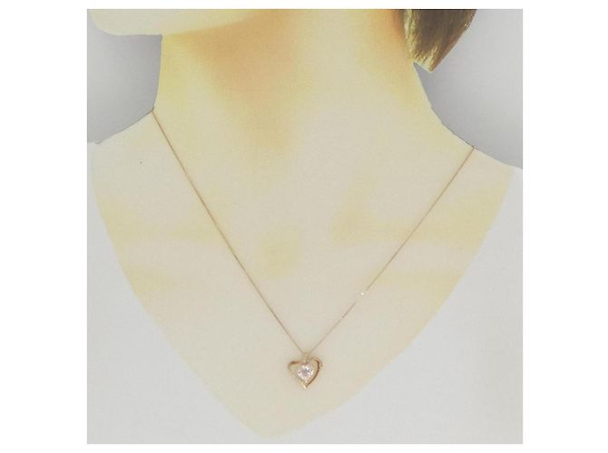 Autre Marque Collana Heart Beryl in Au750 Rosa - vista 6
