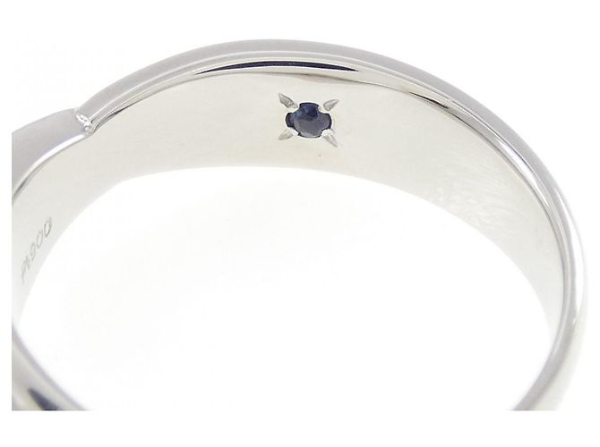 Autre Marque Anello in zaffiro in PT900 Argento - vista 4