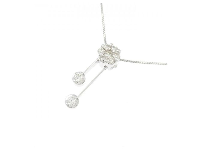 Autre Marque Collana con Diamanti Au750 Argento - vista 3