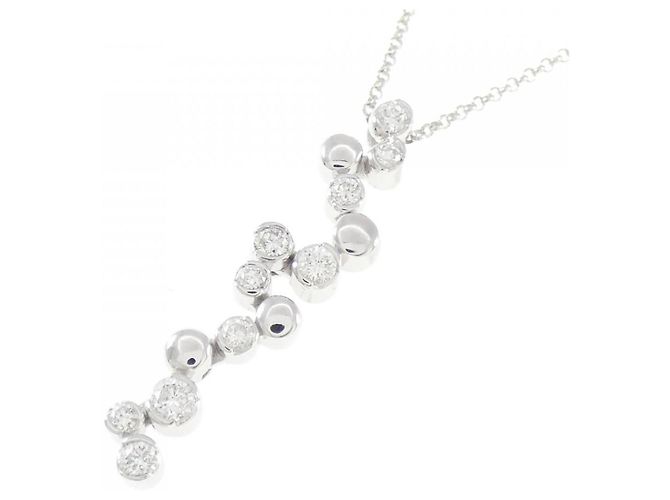 Autre Marque Collana con diamante Au750 Argento - vista 3
