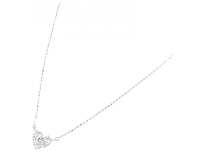 Autre Marque Collana in oro bianco e diamanti Au750 Argento - vista 2
