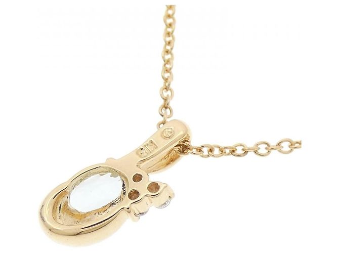 Autre Marque Collana in Acquamarina e Diamanti Au750 D'oro - vista 4
