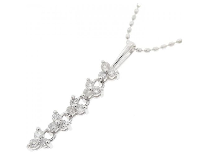Autre Marque Collana con Diamanti Au750 Argento - vista 3
