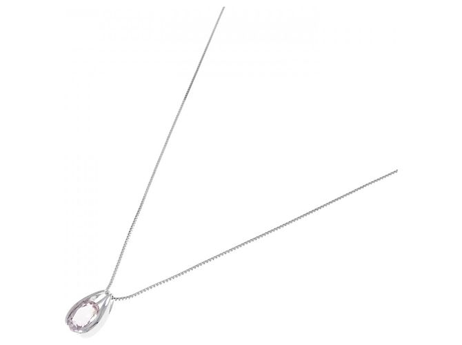 Autre Marque Collana in berillo in oro bianco Au750 Argento - vista 2