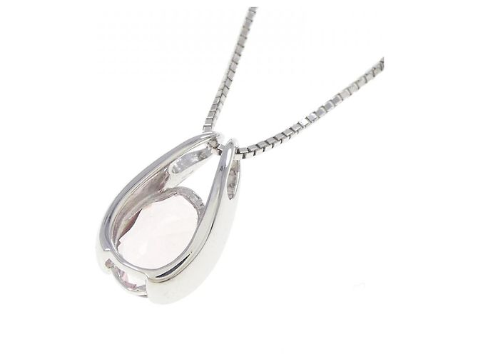 Autre Marque Collana in berillo in oro bianco Au750 Argento - vista 4