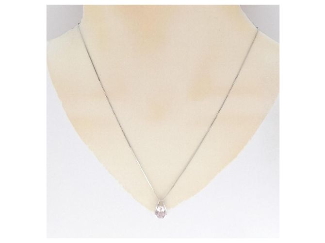 Autre Marque Collana in berillo in oro bianco Au750 Argento - vista 6