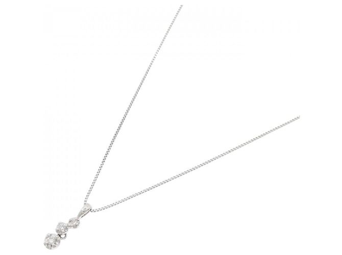 Autre Marque Collar de Diamante PT950/PT850 Plata - vista 2