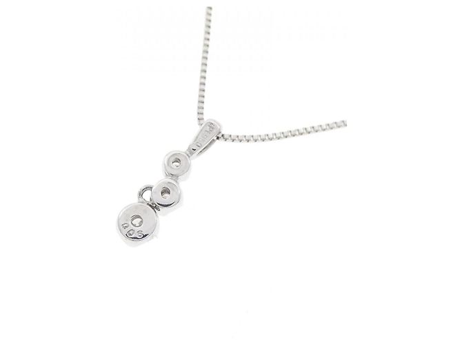 Autre Marque Collar de Diamante PT950/PT850 Plata - vista 4