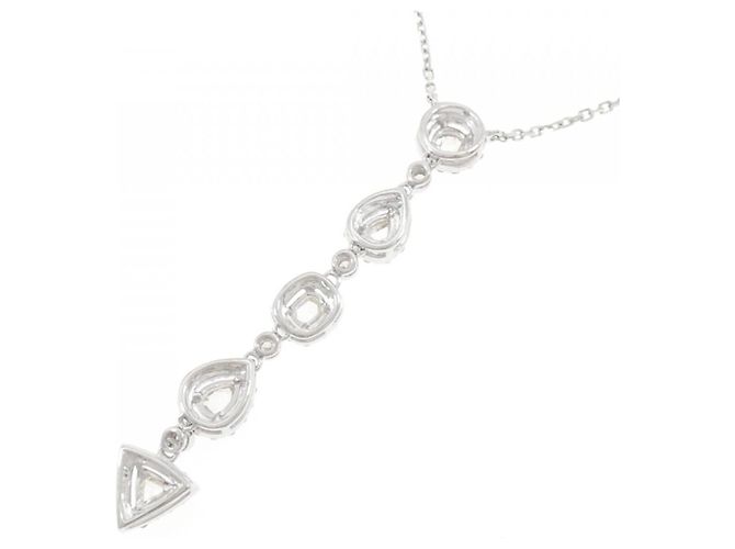 Autre Marque Collana con Diamanti Au750 Argento - vista 4