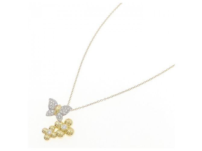 Autre Marque Collana con Diamanti Au750 D'oro - vista 2