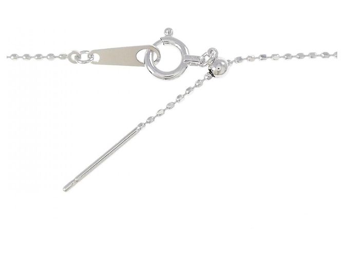 Autre Marque Collana con perle Akoya e diamanti K14WG K10WG Argento - vista 5