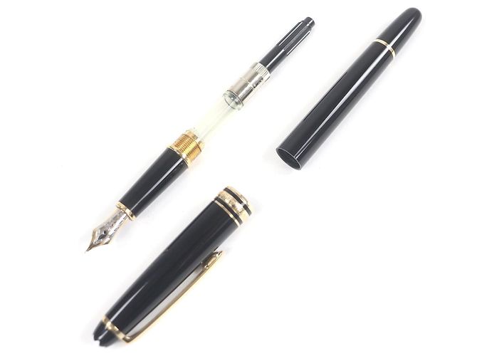 Montblanc Meisterstück 14K Füllfederhalter Schwarz - Ansicht 2