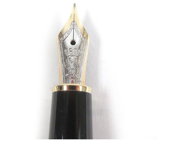 Montblanc Meisterstück 14K Füllfederhalter Schwarz - Ansicht 4