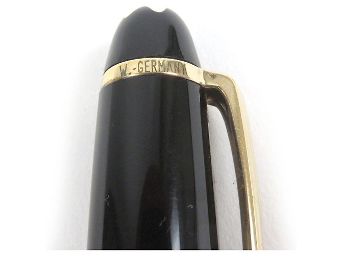 Montblanc Meisterstück 14K Füllfederhalter Schwarz - Ansicht 9
