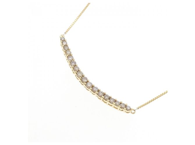 Autre Marque Collana con Diamanti Au750 D'oro - vista 3