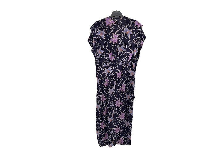 Isabel Marant Etoile Kleid mit Marineblauem Muster - Ansicht 2