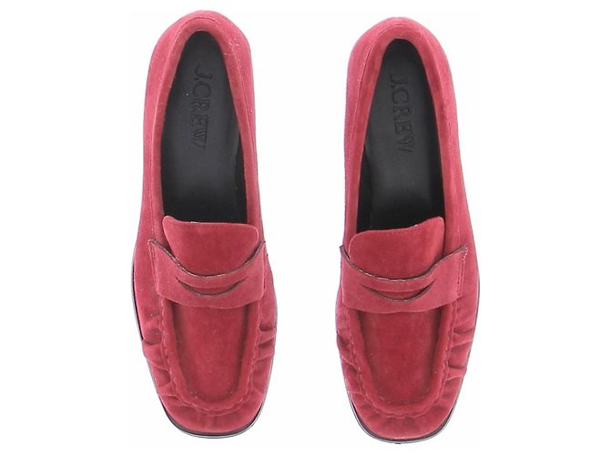 Mocasines J.Crew de ante rojo Talla 7 Roja - vista 4