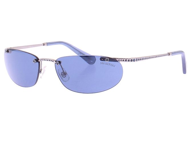 Gafas de sol Swarovski azules de metal - vista 2