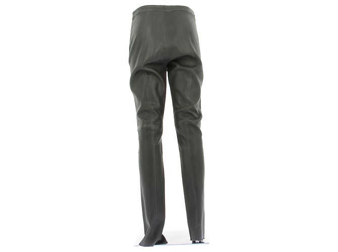 Hugo Boss Grüne Lederhose - Ansicht 2
