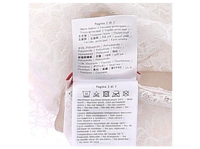 Valentino Garavani Medias de encaje blancas Blanco - vista 3
