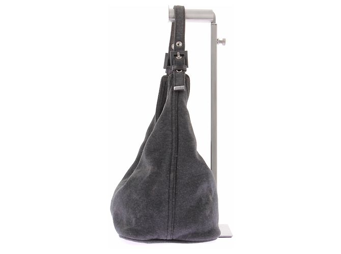 Fendi Borsa "Mamma Baguette" grigia Grigio - vista 4