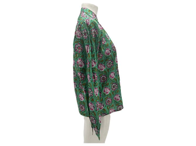 Autre Marque Camicetta stampata verde BLOOM PARIS - vista 3