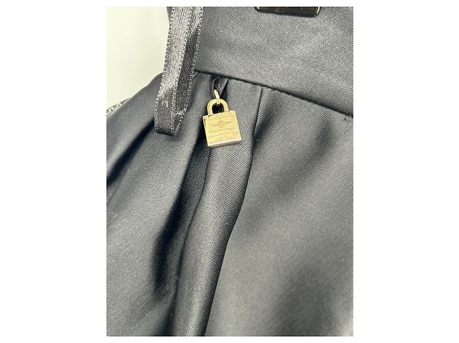 Elisabetta Franchi Gonna lunga nera voluminosa Nero - vista 3
