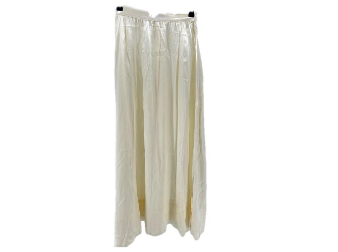 Autre Marque Falda de seda blanca con botones DEITAS Blanco - vista 2