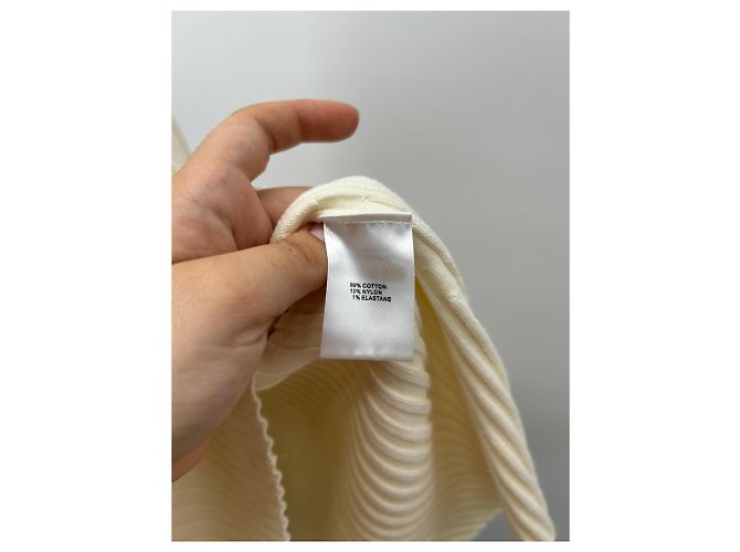 Autre Marque Weißes Kleid mit Golddetails - Ansicht 6