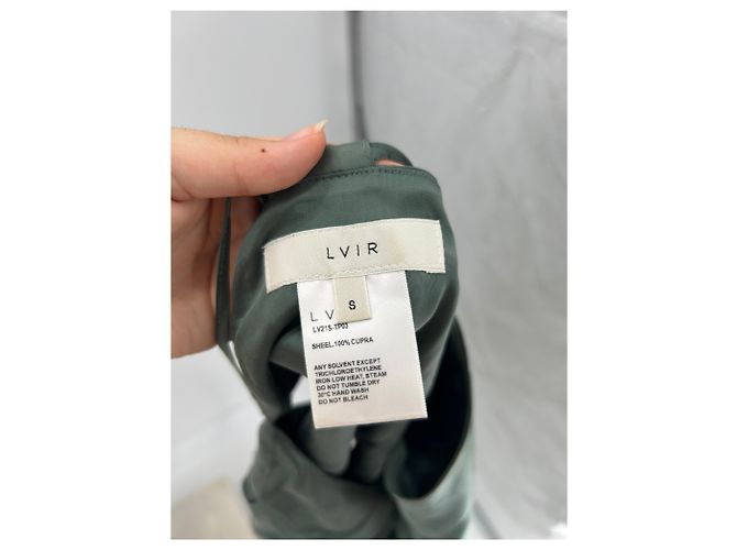 Autre Marque LVIR Grünes Oberteil aus Polyester Größe S Khaki - Ansicht 5