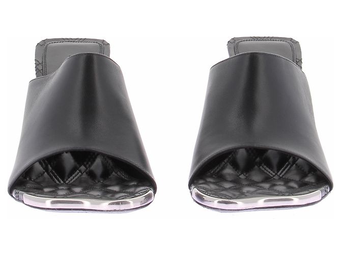 Burberry Mule aperte nere Nero - vista 2