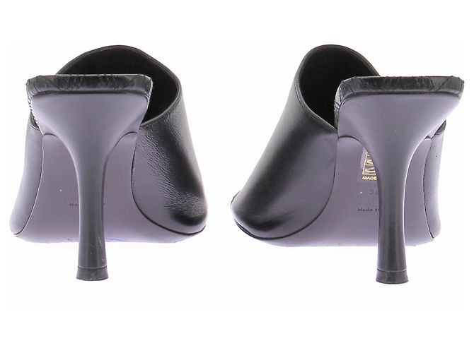 Burberry Mule aperte nere Nero - vista 7
