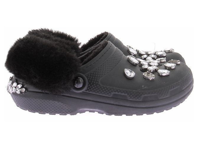 Mule nere con strass Crocs x Simone Rocha Nero - vista 2