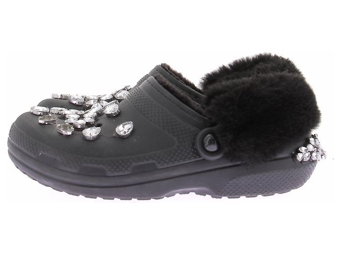 Mule nere con strass Crocs x Simone Rocha Nero - vista 3