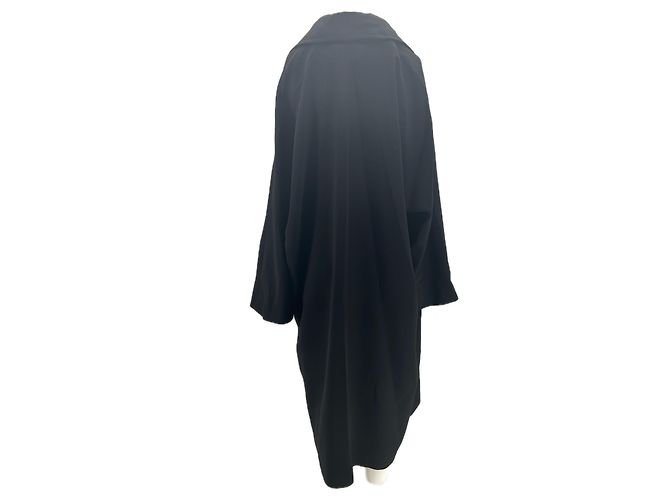 Autre Marque LIVIANA CONTI Langer schwarzer Mantel - Ansicht 2