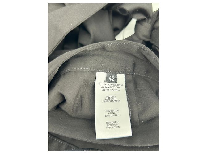 Gonna lunga nera in cotone Joseph Taglia 42 Nero - vista 4