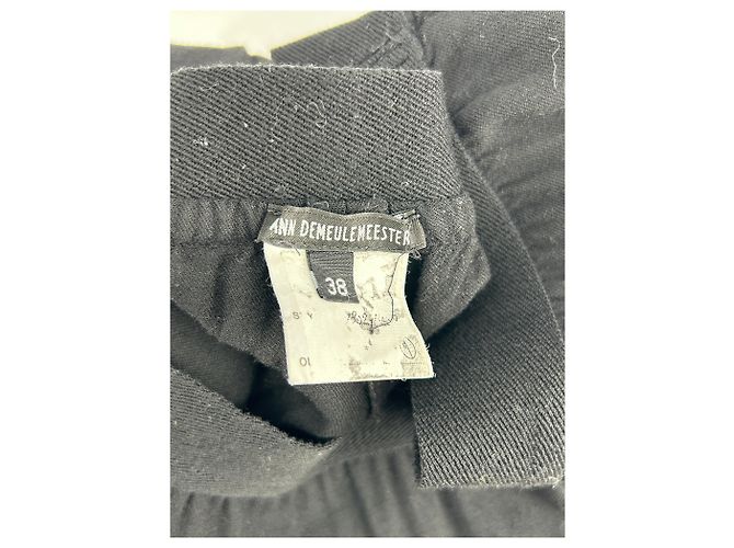 Leggings negros de algodón Ann Demeulemeester - vista 3