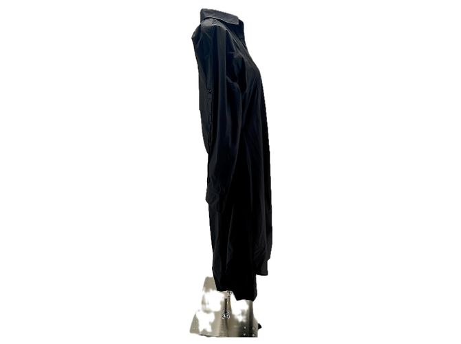 Vestido maxi negro Sportmax de algodón - vista 3
